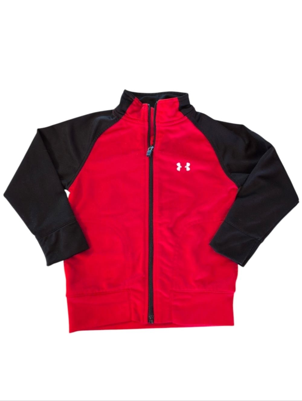 UNDER ARMOUR Red And Black Full Zip Sweatshirt
